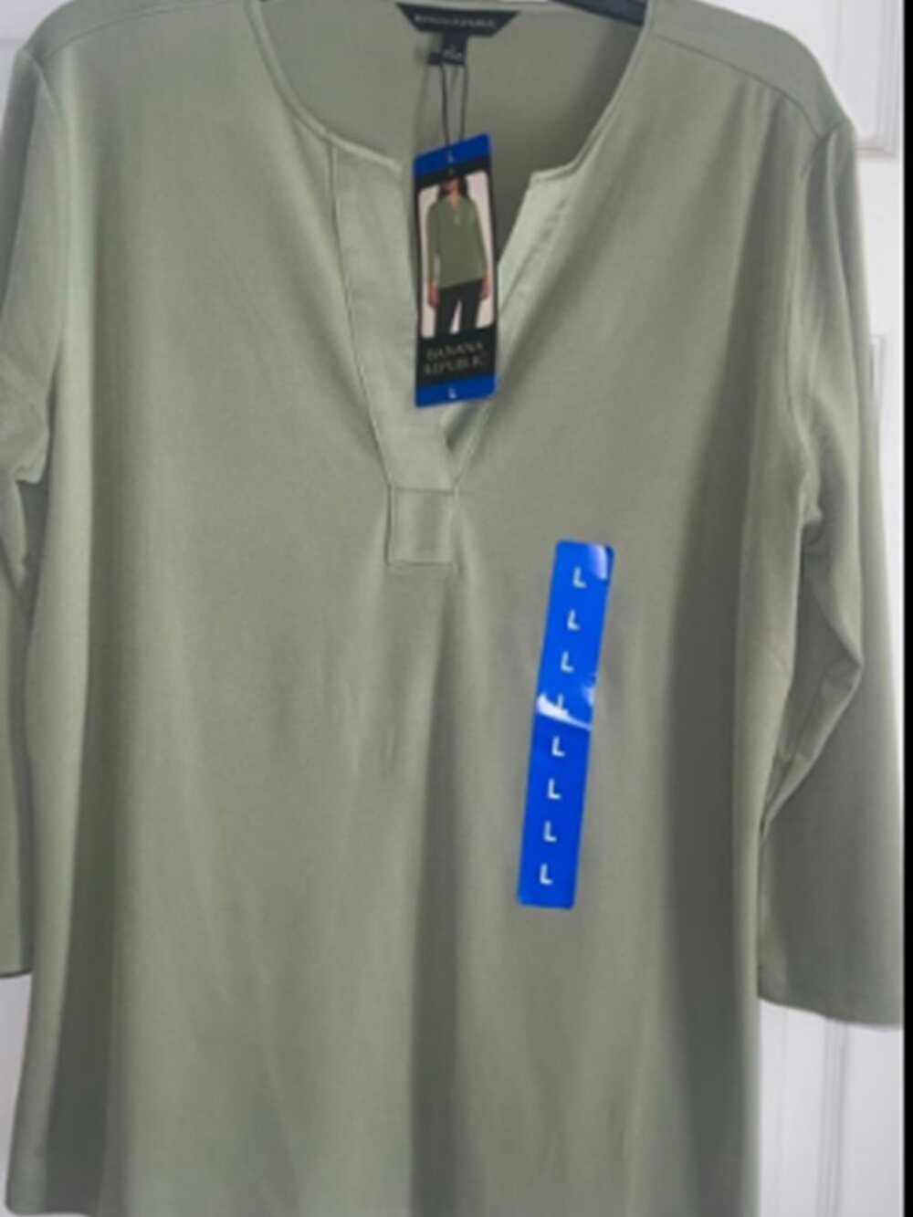 Banana Republic Green Blouse Women’s Size L - A448